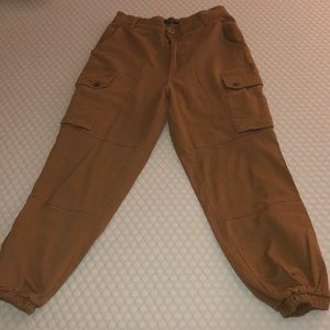 Fashion Nova Brown Cargo Pants